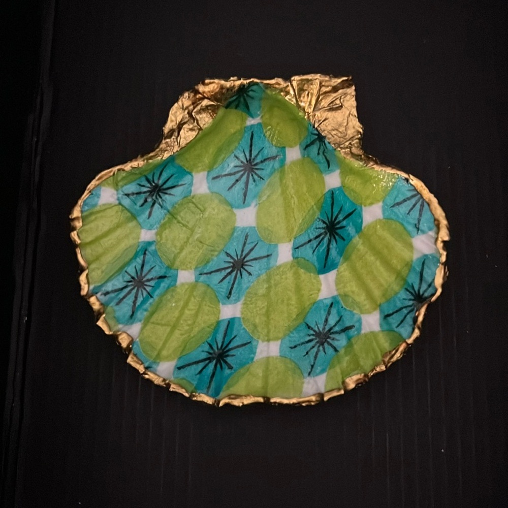 Hand made Decoupage Seashell